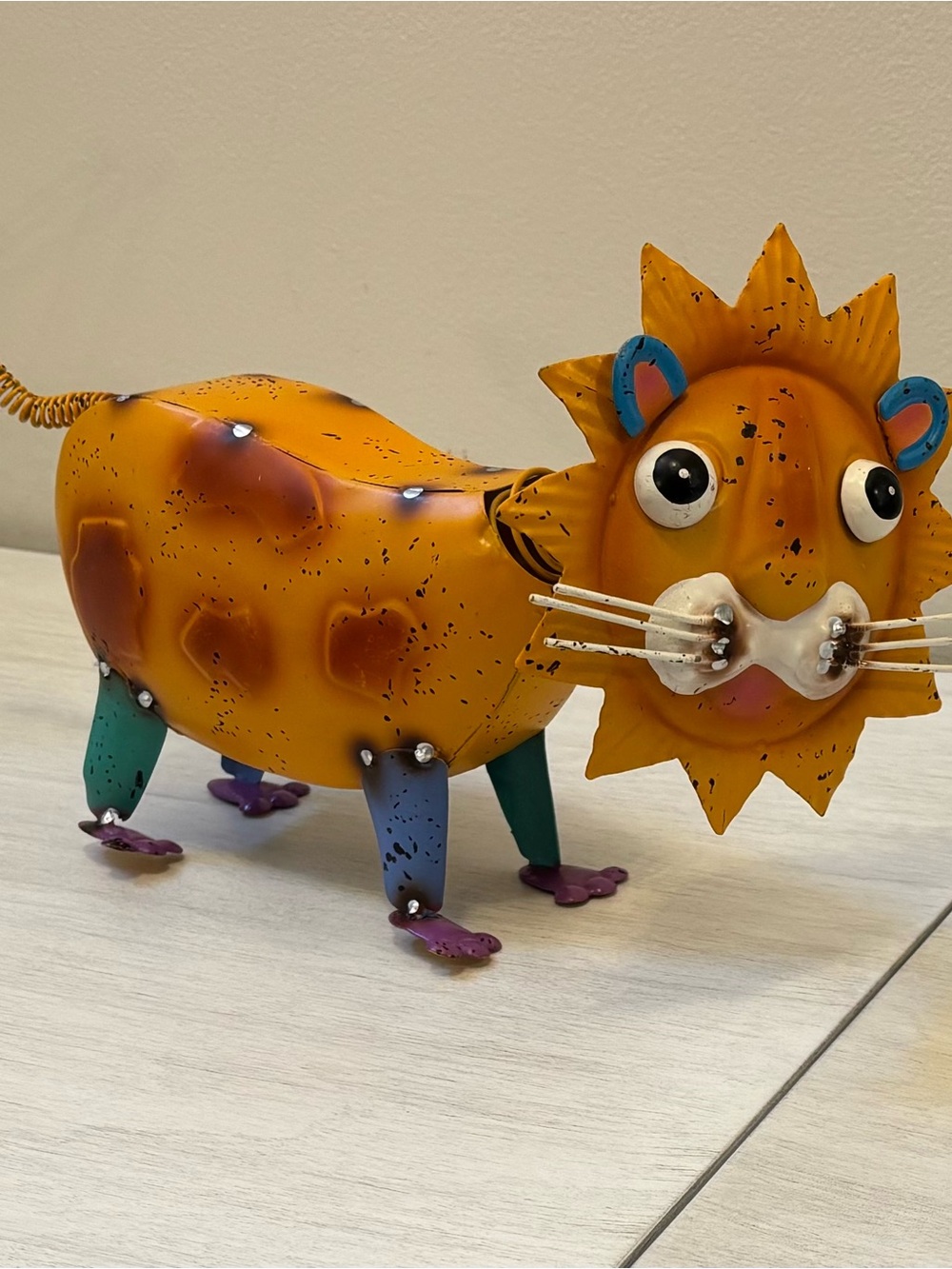Whimsical Metal Sculpture | Unique Eclectic Home Decor | Conversation Piece